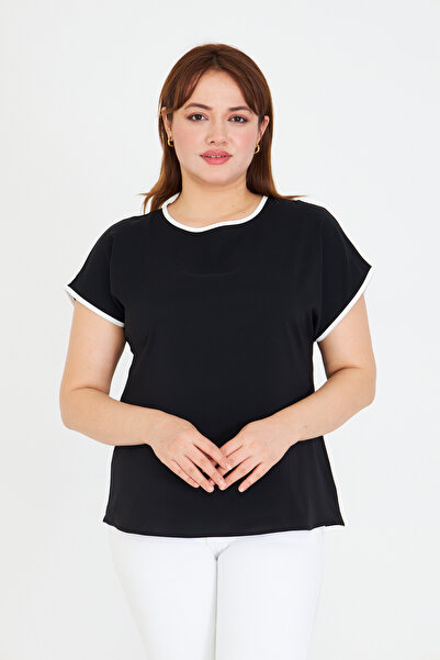 UNIQUE LADY Μίνιμαλ Σχέδιο Απλή Μπλούζα |   Διαθέσιμο σε μεγέθη από 36 έως 58...