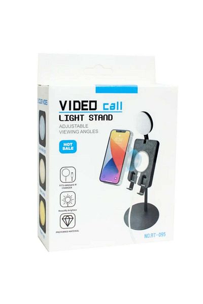BRANDYS Desktop Phone Holder with Light Charging Station