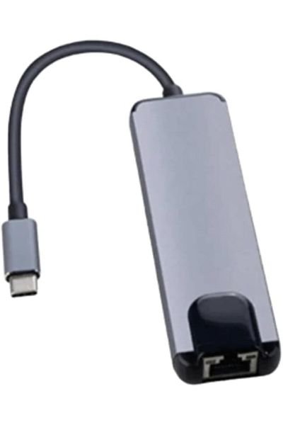 Generic USB-C Hub Docking Station, 5-in-1 Multi-Port Adapter with HDMI, USB 3.0, SD/TF Card Reader, Grey