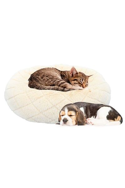 Pet Comfort Pat moale pentru caine si pisica 46 cm bej