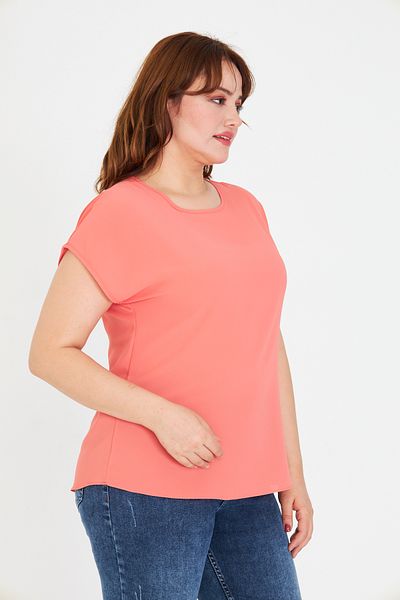 UNIQUE LADY Minimal Design Simple Blouse |   Available in Battal Size Options from 36 to 58