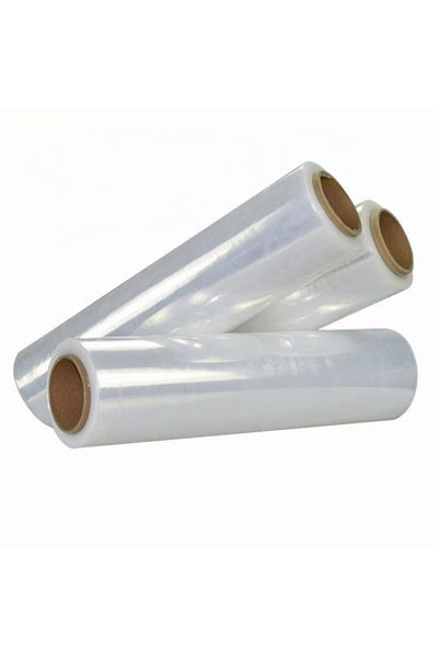 Generic 1Pcs plastic film roll kitchen roll Clear Stretch Film Wrap, 500mm Wide 3 kg Roll Heavy Duty Plastic