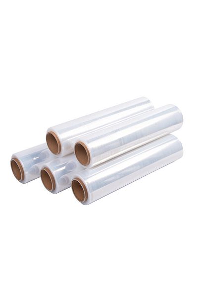 Generic 1Pcs plastic film roll kitchen roll Clear Stretch Film Wrap, 500mm Wide 3 kg Roll Heavy Duty Plastic