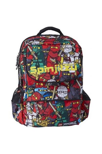 LEGO Starter Plus LEGO Core Line school bag - NinjaGo Comic design, 29 x 23 x 38 cm