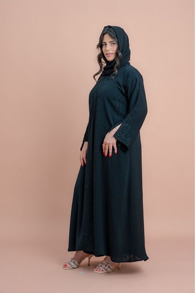 IKKXA Aary Embroidered Modern Abaya