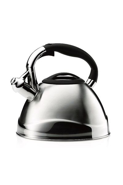 Kela VARUS whistling kettle, stainless steel 3 l, silver