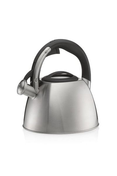 Kela Vitus stainless steel whistling kettle 2.4l, matt silver