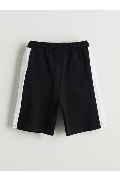 LC Waikiki Beşiktaş Printed Boys' Shorts with Elastic Waist