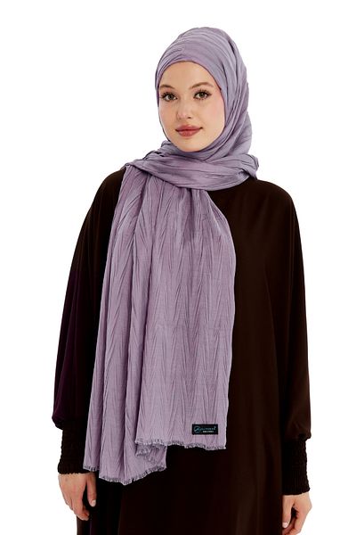 Altobeh Pleated Bamboo Shawl - Lilac