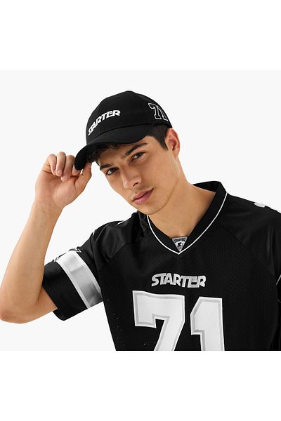 Starter Starter Logo Embroidered Cap with Buckled Strap Closure