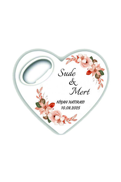 Ege ajans 10 adet (kartlı ve jelatinli) nikah, nişan, söz hediyelik kalp açac...
