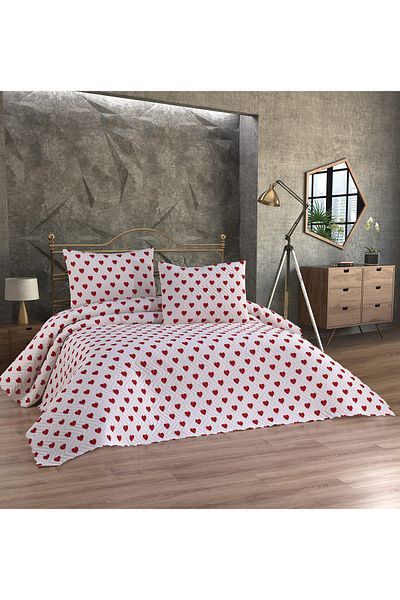 bursa çeyiz Patterned Quilted Ultrasonic Double Bedspread 3 Pieces