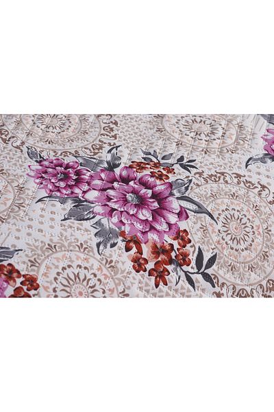 bursa çeyiz Patterned Quilted Ultrasonic Double Bedspread 3 Pieces