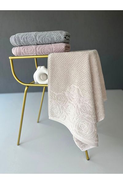sarra 50X90 Rose 3-Piece Towel V2