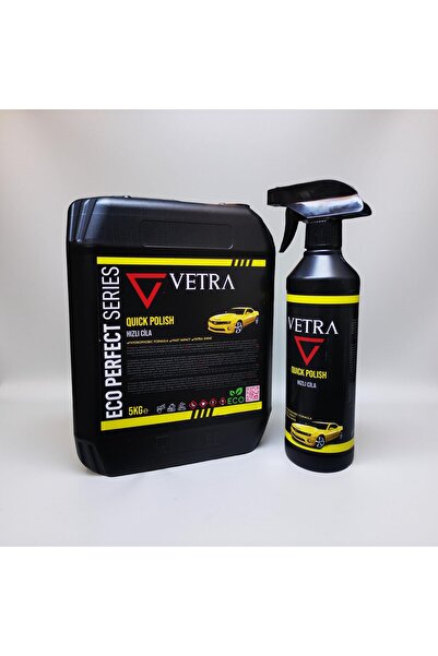 Vetra Araç Bakım Ultra Parlaklık Yüksek Su İtici Seramik Katkılı Hızlı Cila Q...
