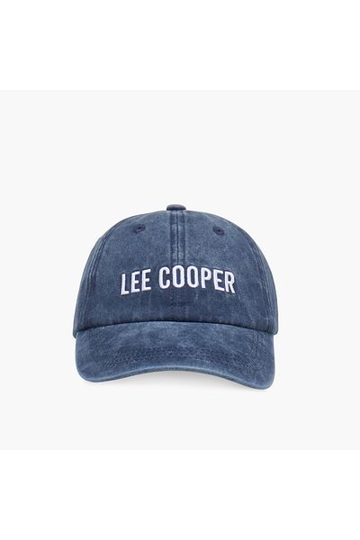 Lee Cooper Lee Cooper Logo Embroidered Cap with Buckled Strap Closure
