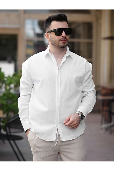 LUMAST Ελαφρύ Oversize Ελαφρύ πουκάμισο μουσελίνας κατά του ιδρώτα