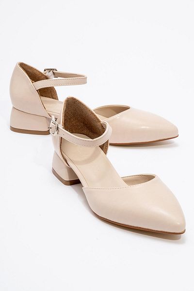 CCWAY AYAKKABI Women's Heeled Sandals TEN SKIN