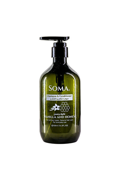 ALKHURAIJI سوما شامبو مع ملطف للشعر فانيلا وعسل 500مل