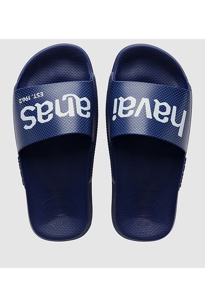 Havaianas Blue HAV. SLIDE CLASSIC LOGOMANIA Unisex Sandal