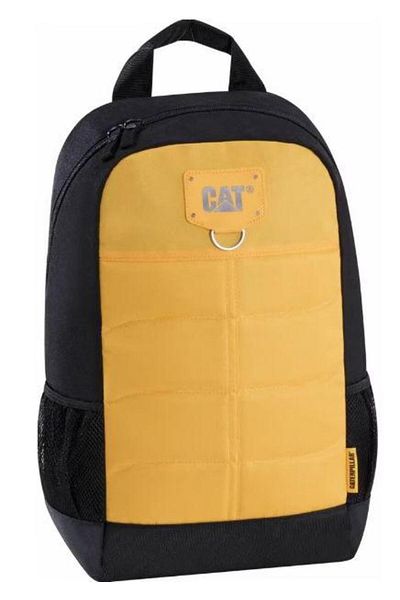 Caterpillar Rucsac Caterpillar Millennial Classic Benji material 600D HD polyester,30x15x45 cm (Negru/Galben)