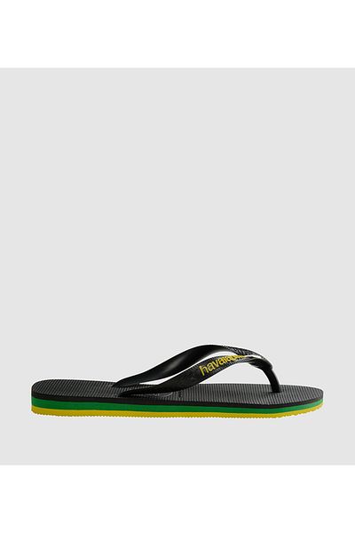 Havaianas صندل أسود للجنسين من HAV. BRASIL LAYERS