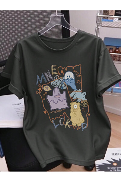 COHERENT Unisex ανδρικό/γυναικείο WOW προσαρμοσμένο εμπριμέ μπλουζάκι από βαμ...