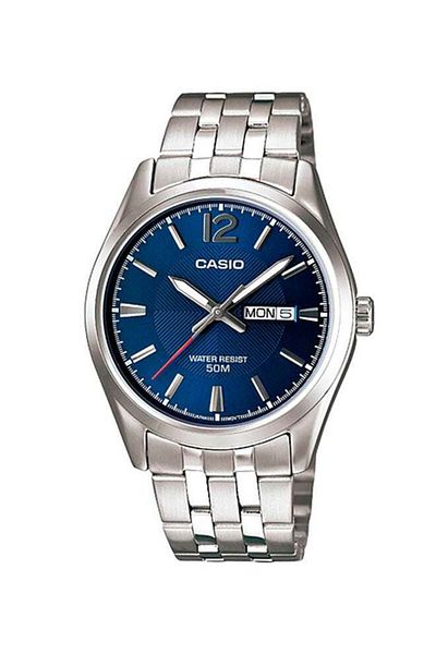 Casio Stainless Steel Water-Resistant Watch MTP-1335D-2AV for Men