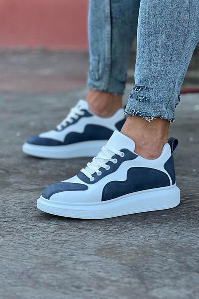 Celira Hs301 White Blue Men's Casual Shoes