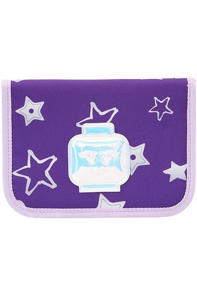 LEGO Lego Core Line pencil case, Stars design, purple, 20 x 14 x 4 cm