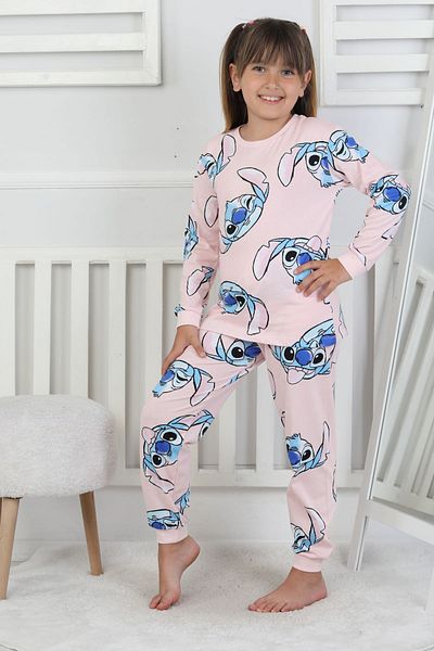 ZUZUNGA Cute Monster Patterned Girl's Pajama Set