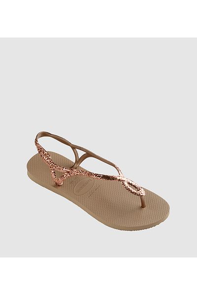 Havaianas Gold-colored HAV. LUNA PREMIUM II Women's Sandal