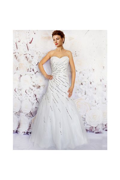 OEM Rochie alba sirena