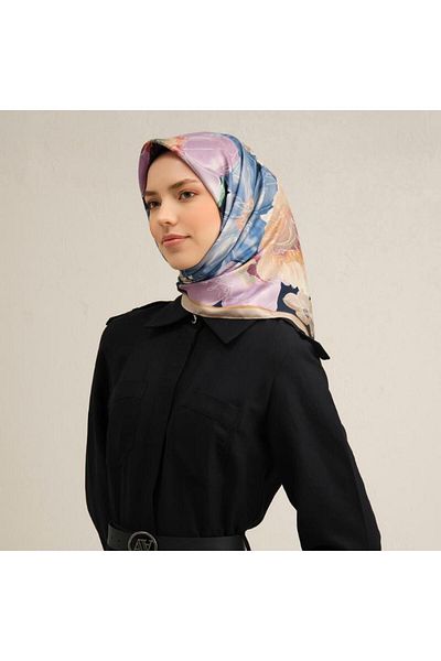 Armine E25Ya9318D02 05 Dj Pure Silk Scarf 9318D (t)