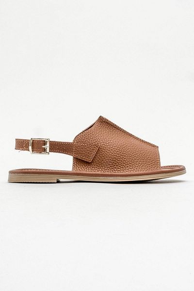 CCWAY AYAKKABI Women's Flat Sandals Taba Skin