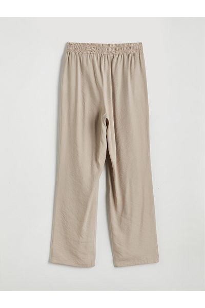 LC Waikiki Modal Blended Women's Trousers with Elastic Waist