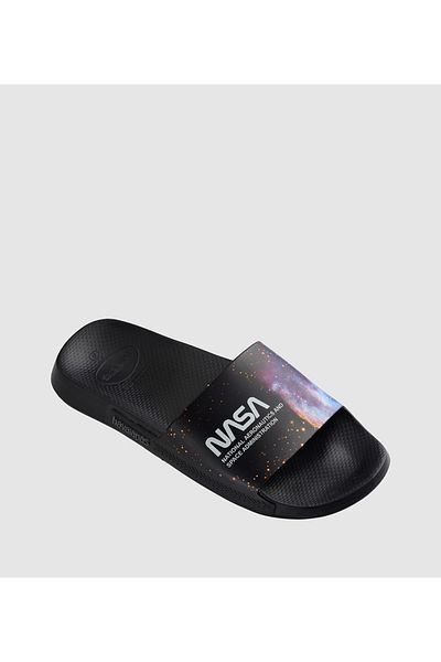 Havaianas أسود هاف. صندل للجنسين من سلايد برازيل