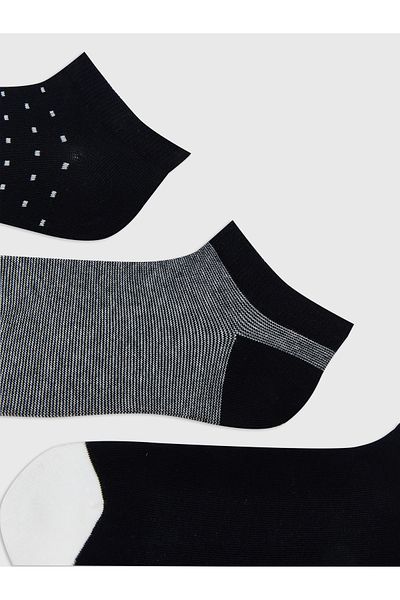 LC Waikiki Patterned Men's Booties Socks Pack of 5
