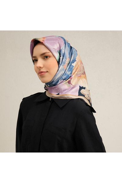 Armine E25Ya9318D02 05 Dj Pure Silk Scarf 9318D (t)