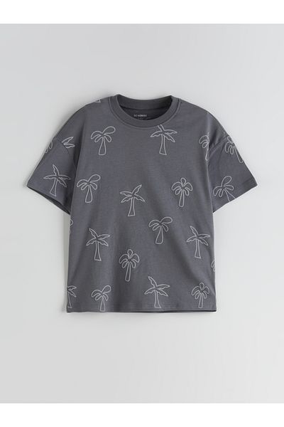LC Waikiki Tricou pentru băiat cu imprimeu cu decolteu
