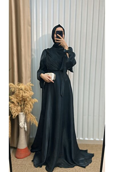 MERVE TESETTÜR Rochie de seară Büzgügü