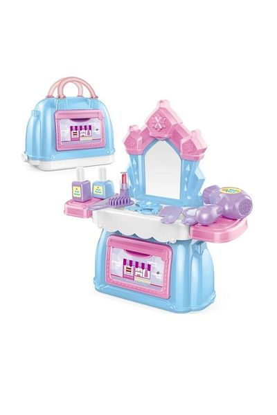 Toybox مجموعة خزانة ملابس صغيرة بتصميم جديد مع مرآة وطاولة زينة للأطفال
