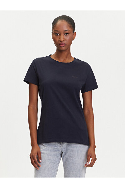 BOSS Kadın Pamuklu Marka Logolu Yuvarlak Yaka Lacivert Eşofman Altı 50506973-408
