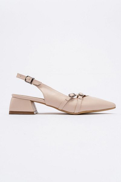 CCWAY AYAKKABI Women's Cross Strap Sandals Ten Skin