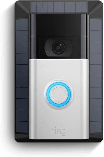 Ring شاحن يعمل بالطاقة الشمسية (الجيل الثاني) لأجراس الباب التي تعمل بالبطارية، جرس الباب Ring Video Doorbell (الجيل الثاني)