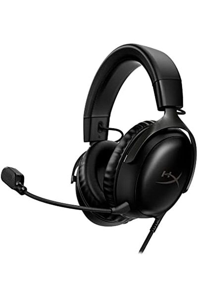 HyperX سماعة رأس سلكية للألعاب HyperX Cloud III لأجهزة الكمبيوتر، PS5، Xbox X|S - أسود