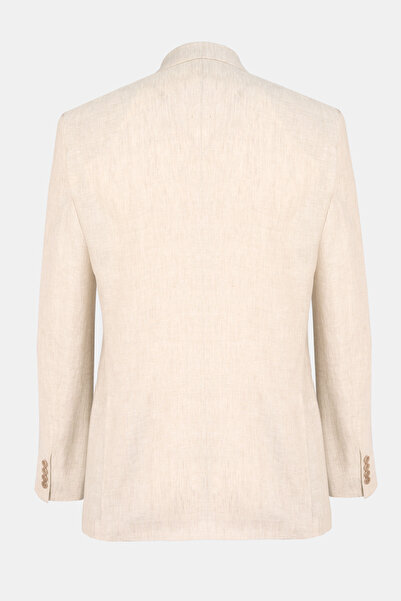 Edwards Erkek Natürel Solbiati Keten Takım Elbise