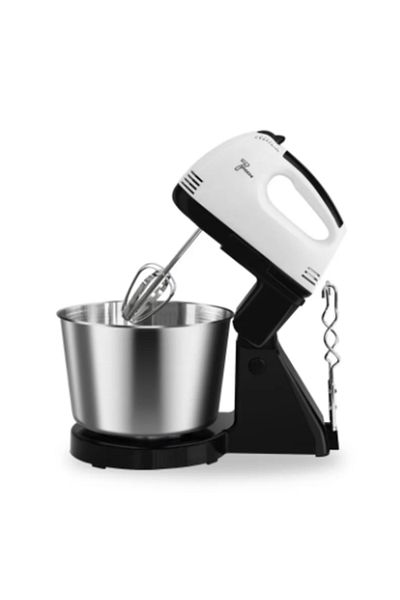 Generic 2L Kitchen Dough Kneading Stand Food Mixer Egg Beater Hand Mixer With Mixing Bowl