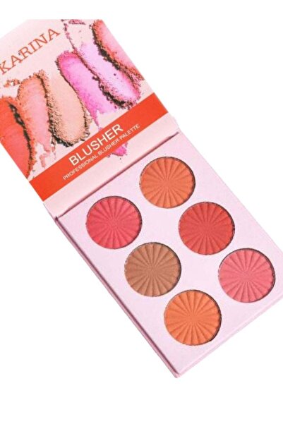 CARINA أحمر خدود احترافي بلون الخدود 6 درجات