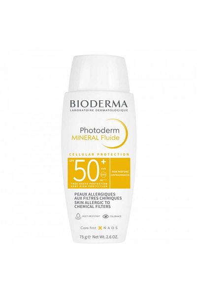 Bioderma Fluid mineral cu SPF50+ Bioderma Photoderm, 75g